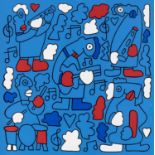 Thierry Noir (French 1958-), 'The Show Must Go On', 2015