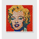 Invader (French 1969-), 'Rubik Shot Red Marilyn', 2023