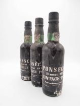 11 half-bottles 1975 Fonseca