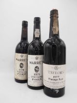 3 bottles Mixed Vintage Port
