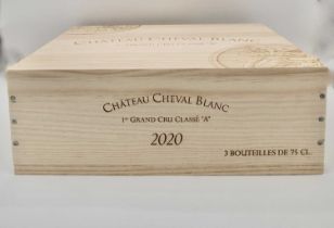 3 bottles 2020 Ch Cheval Blanc