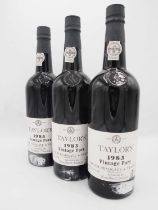 12 bottles 1983 Taylor