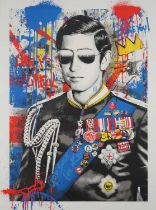 Mr Brainwash (French 1966-), 'Long Live The King', 2023