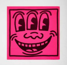 Keith Haring (American 1958-1990) 'Three Eyes', 1982
