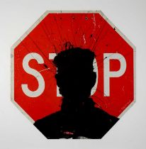 Richard Hambleton (Canadian 1952-2017), 'Stop Sign', 2018