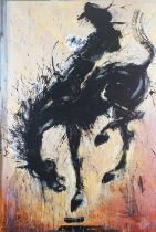 Richard Hambleton (Canadian 1952-2017), 'Horse & Rider', 2015