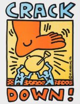 Keith Haring (American 1958-1990), ‘Crack Down!’, 1986