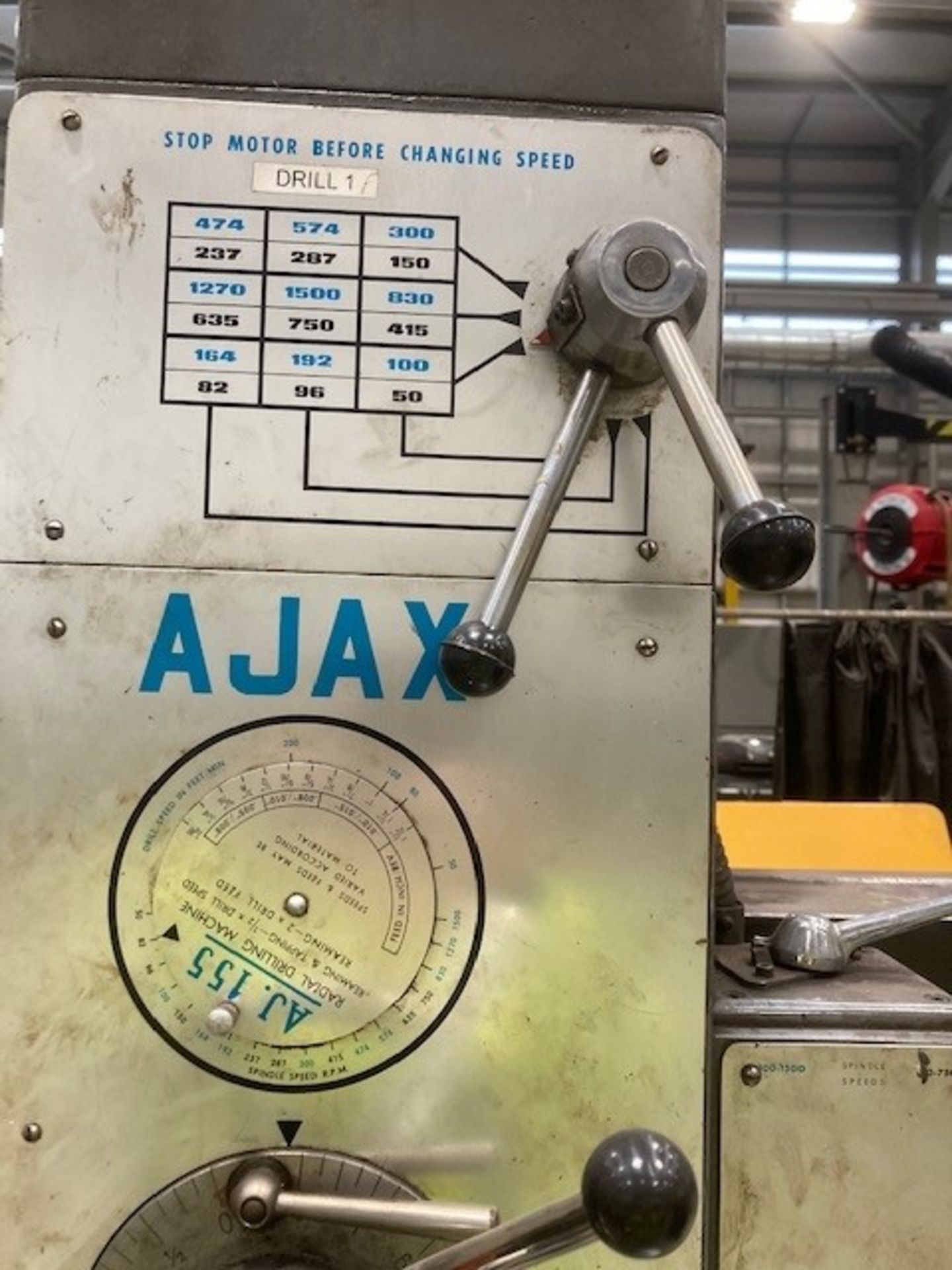 Ajax AJ155 Radial Arm Drilling Machin - Image 2 of 8