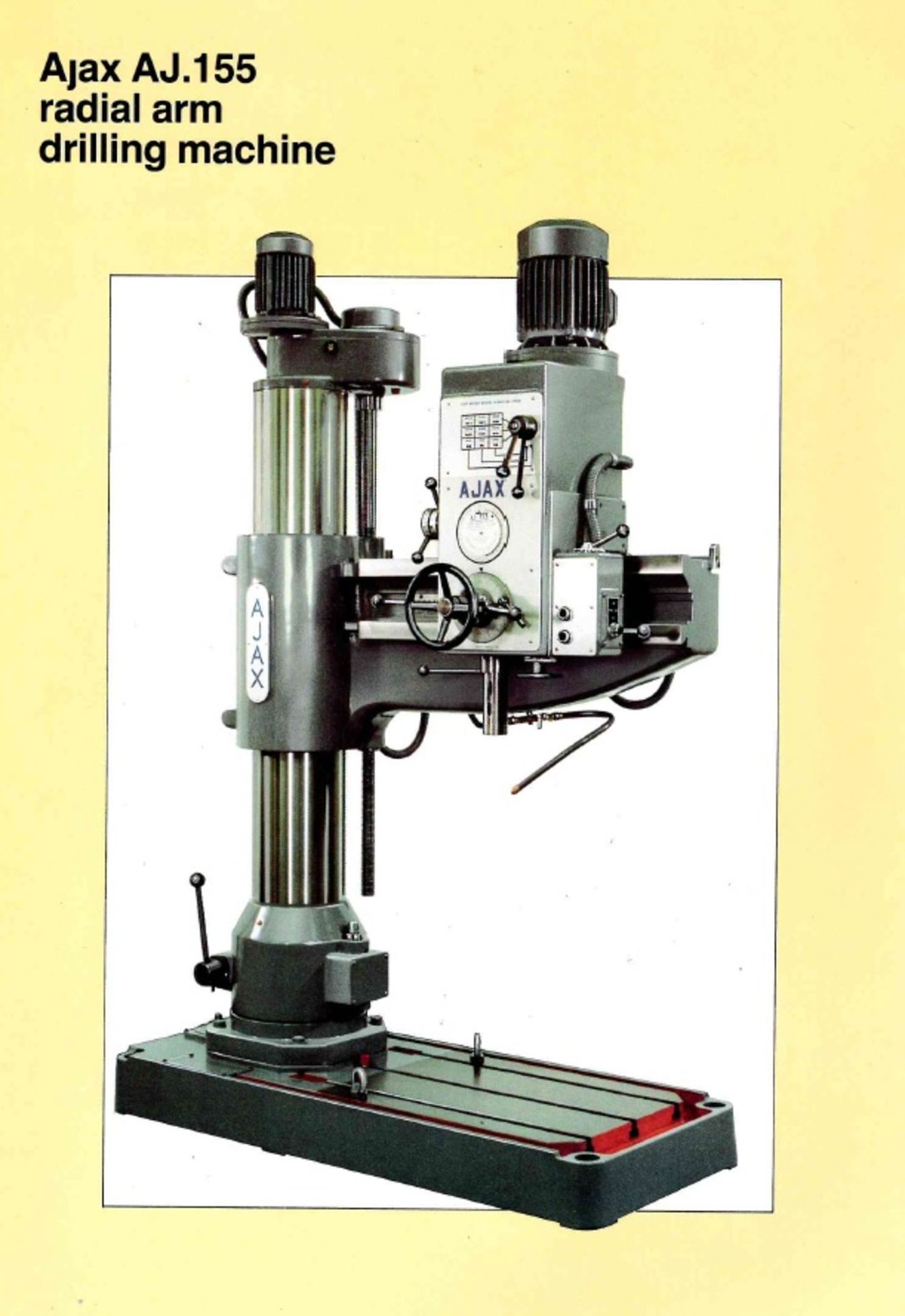 Ajax AJ155 Radial Arm Drilling Machin - Image 8 of 8