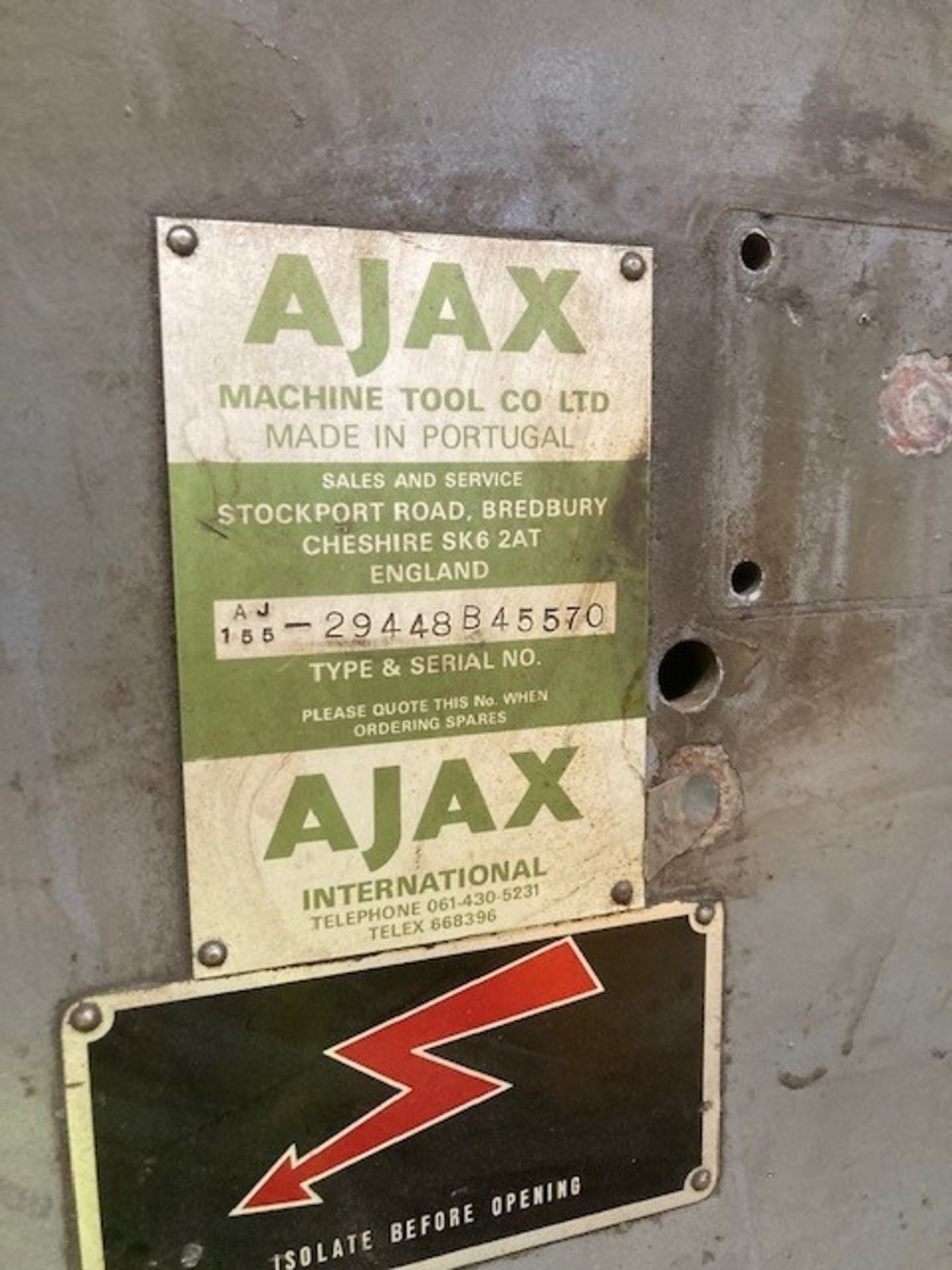Ajax AJ155 Radial Arm Drilling Machin - Image 5 of 8