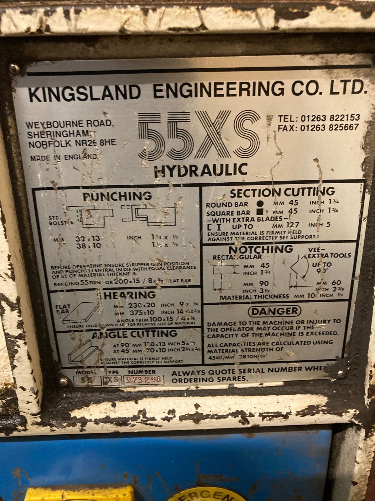 Kingsland 55XS Universal Steelworker - Image 9 of 9