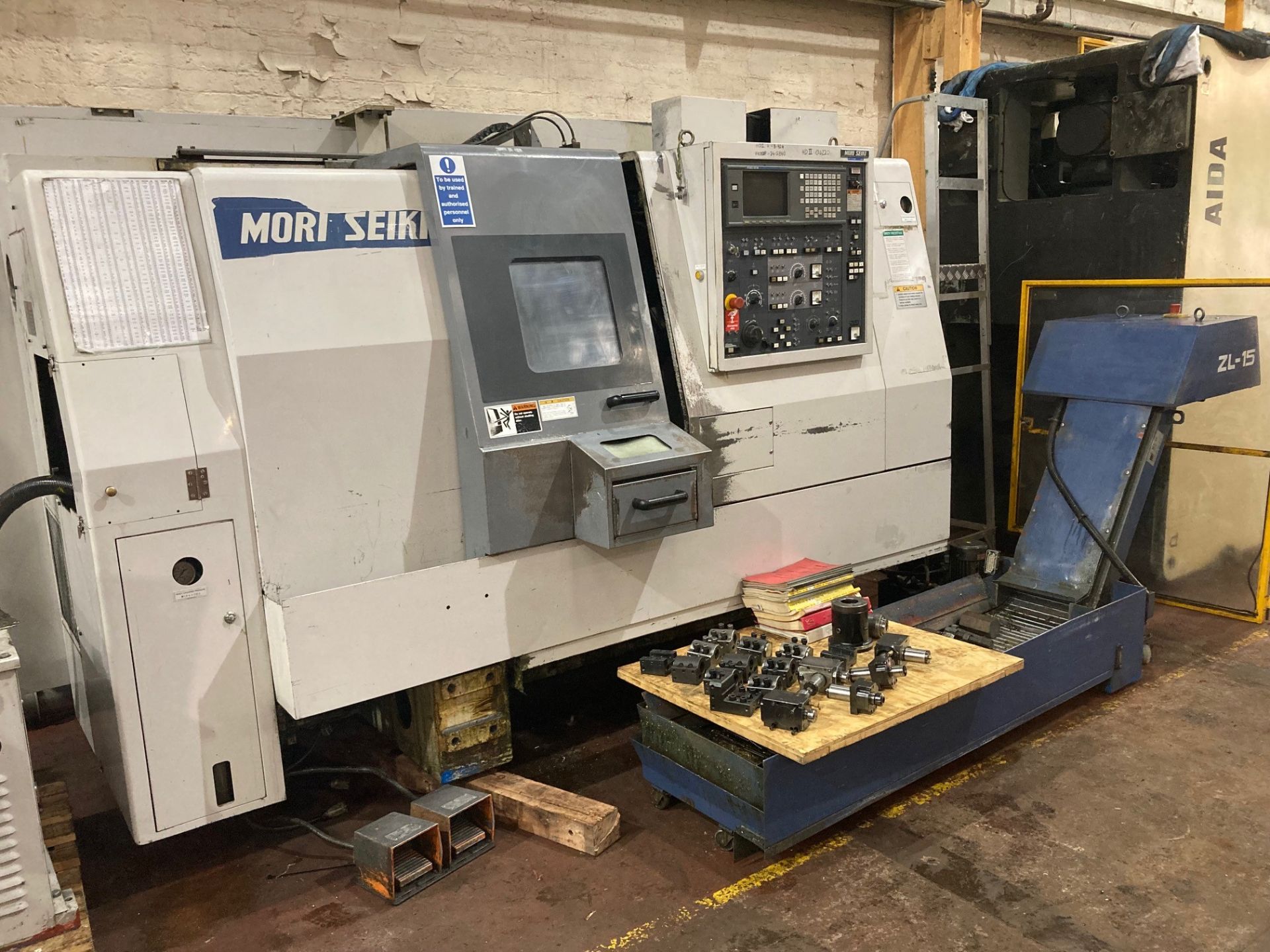 Mori Seiki ZL-15 SMC Twin Spindle CNC Lathe - Image 5 of 13