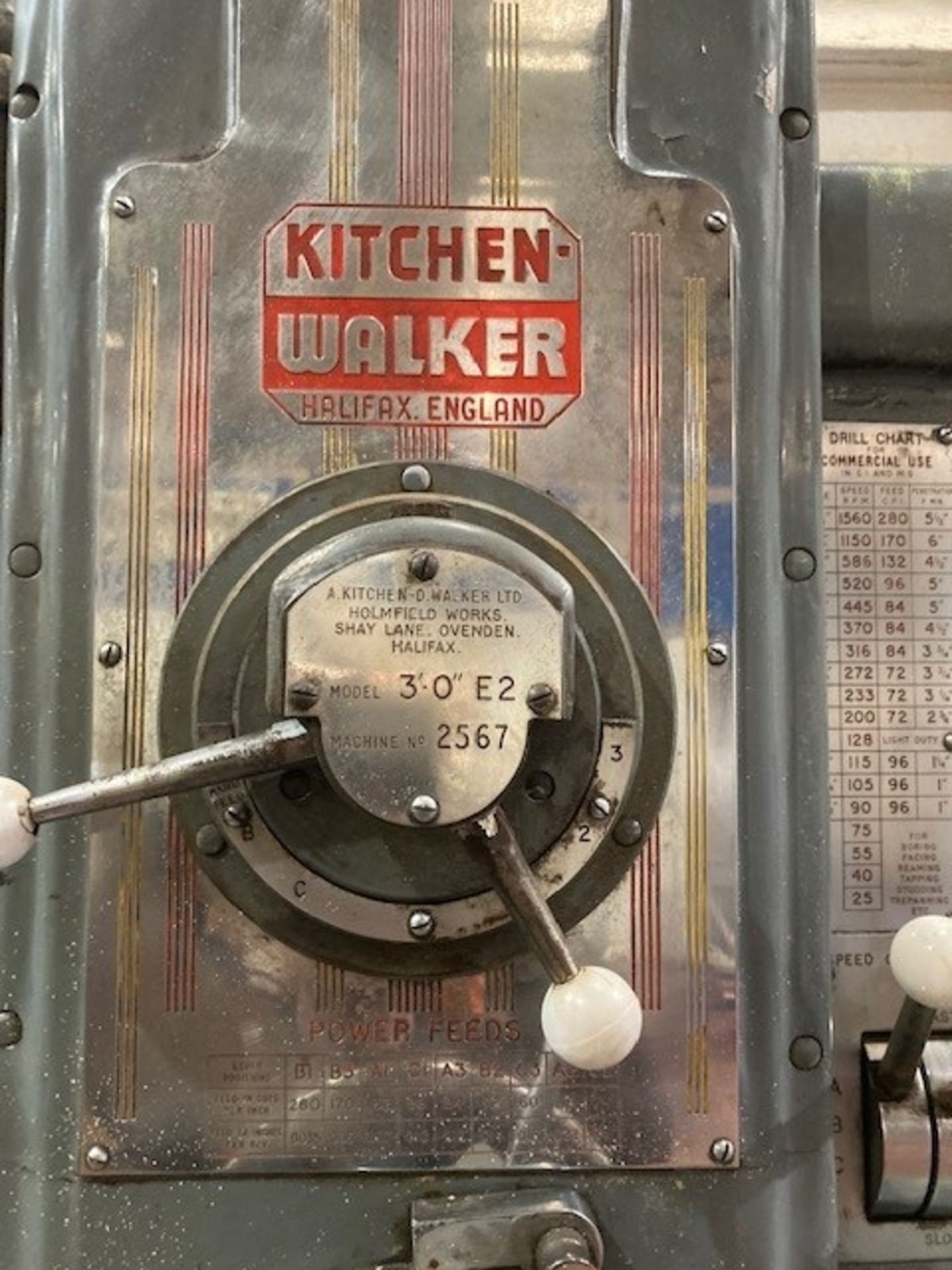 Kitchen and Walker 3’-0” E2 Radial Drill - Image 5 of 10