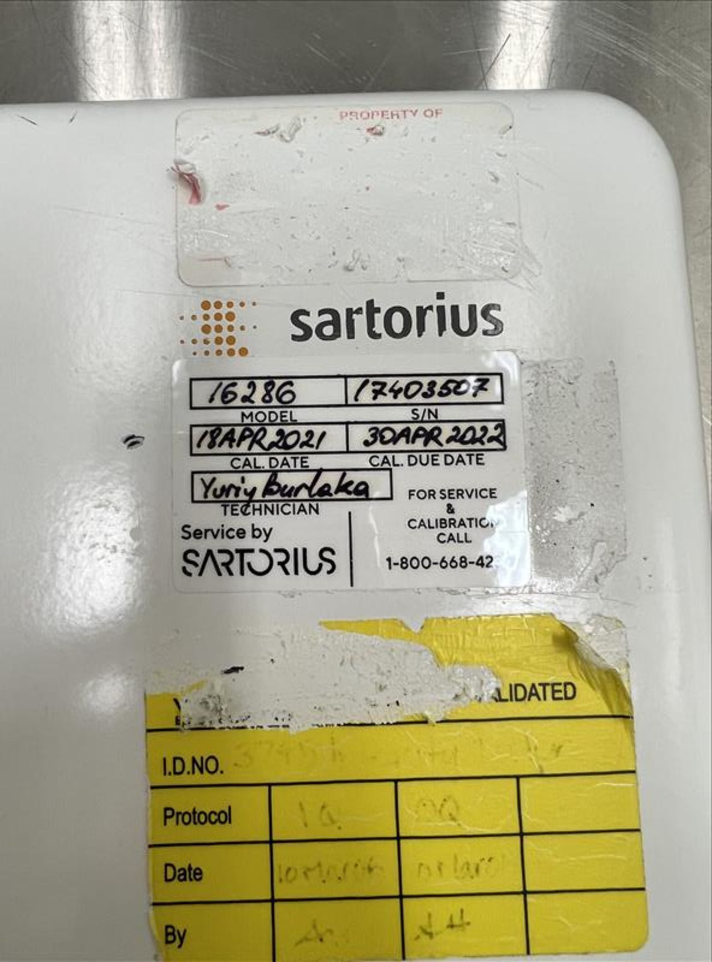 Sartorius Sartocheck 3 Filter Integrity System mod. 16286 S/N 17403507 - Image 2 of 2