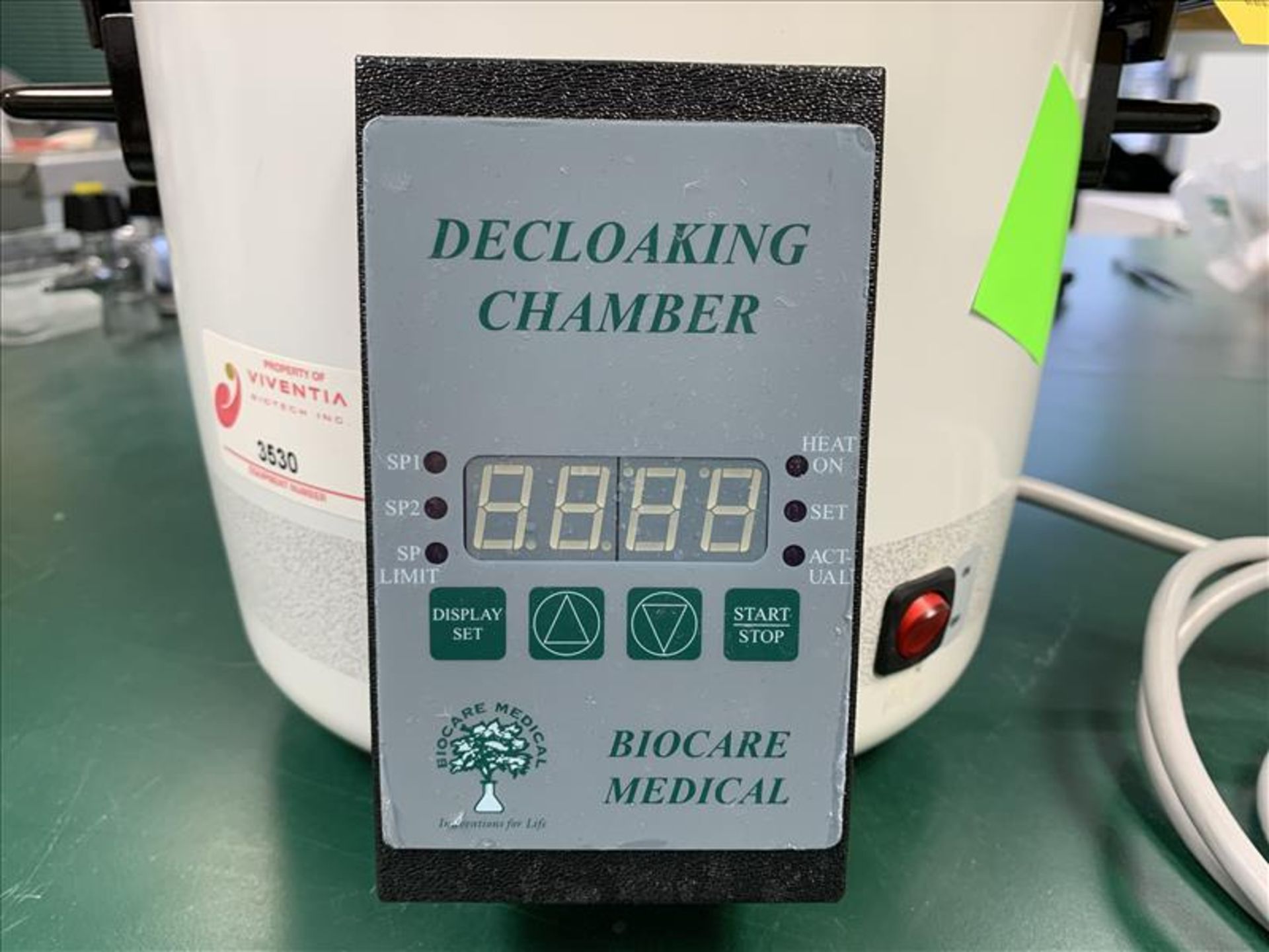 Bio-Care Medical Decloaking Chamber mod. DC2002 S/N DC1363 - Image 2 of 2