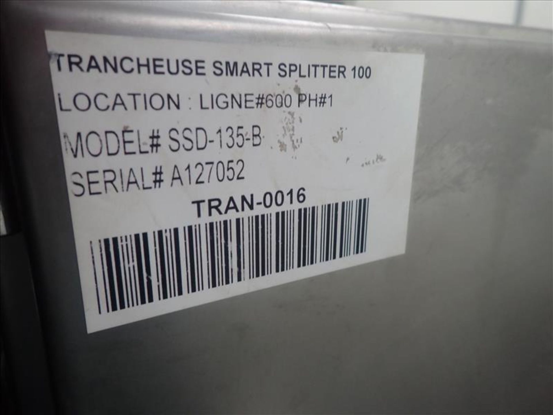 Marel poultry slicer, mod. SmartSplitter 100/SSD-135-B, ser. no. A127052 (2015), stainless steel, - Image 5 of 6