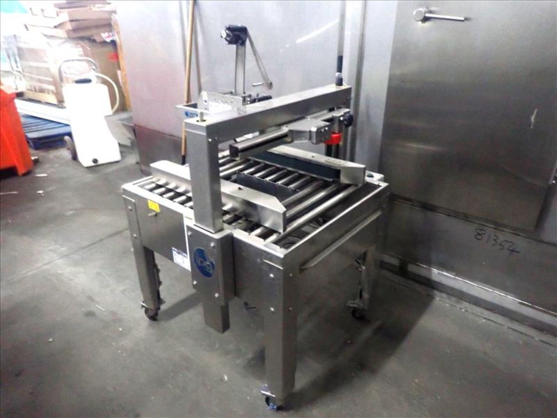 Interpack case sealer, mod. USC2020-SB-SS, ser. no. TM60913001, w/ HSD2000-ET II SS top tape-head, - Image 3 of 6