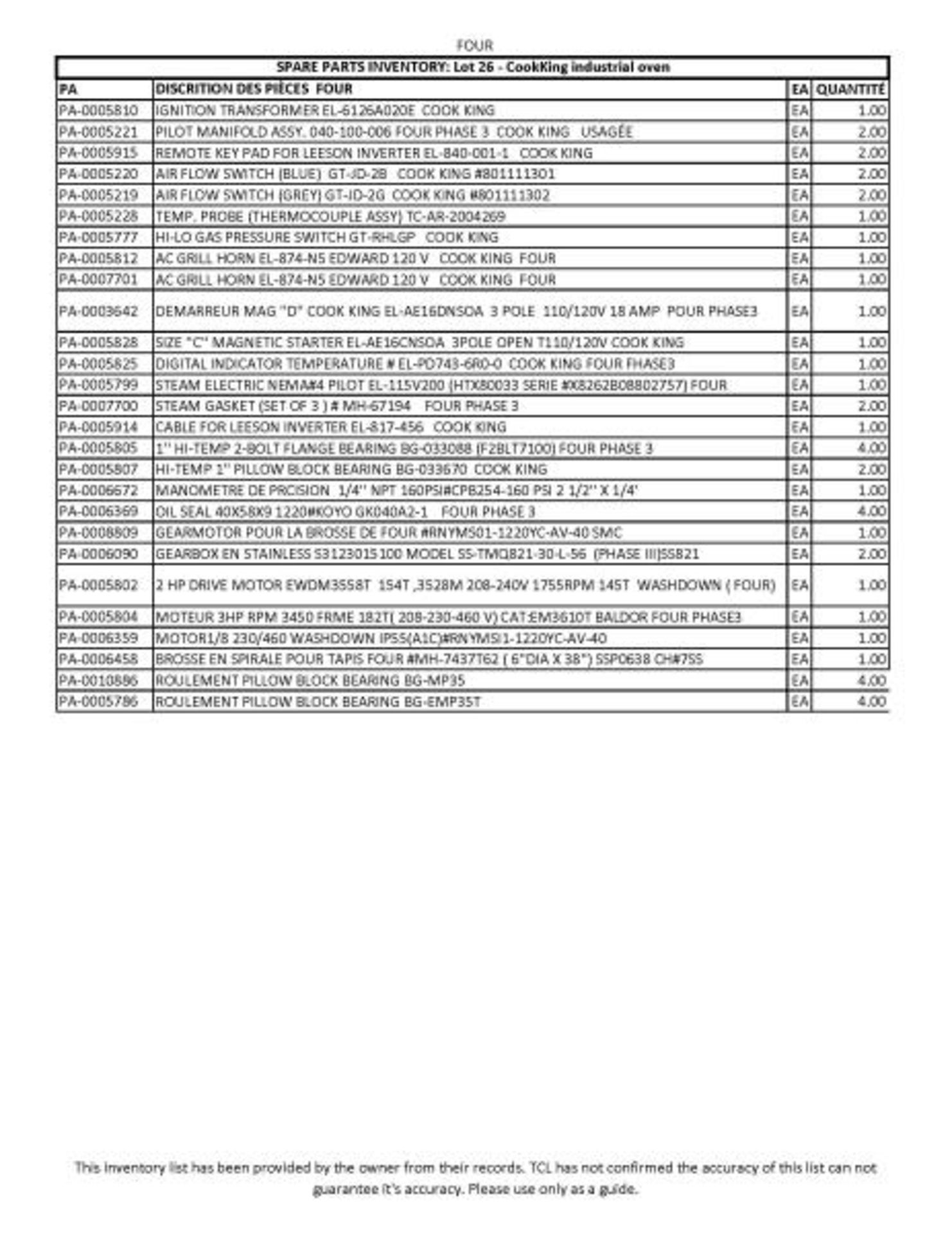 CookKing industrial oven, mod. CB-3445RH, ser. no. 040-081-001 (2014), conveyorized, stainless steel - Image 4 of 4