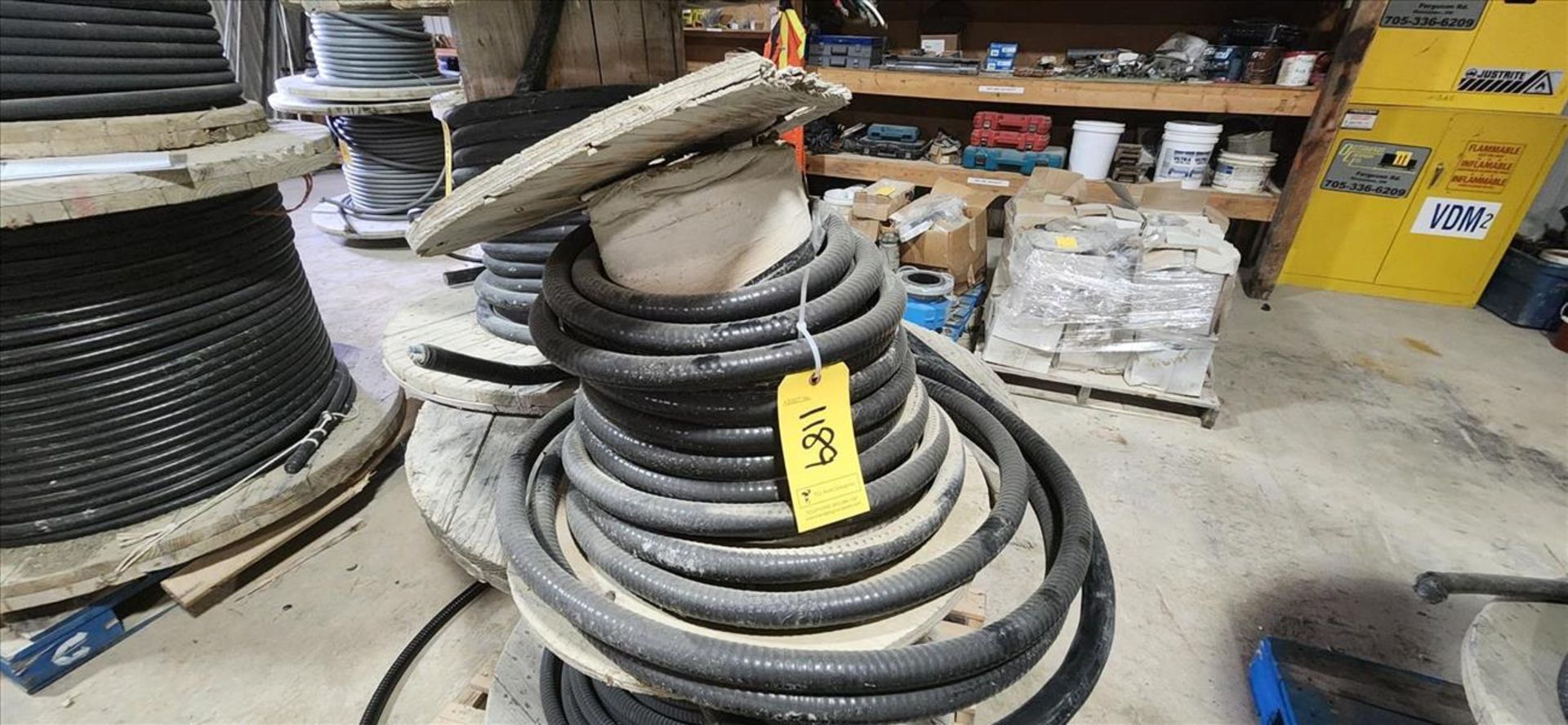 partial reel of electrical cable (Subject to confirmation. The winner will be determined based on