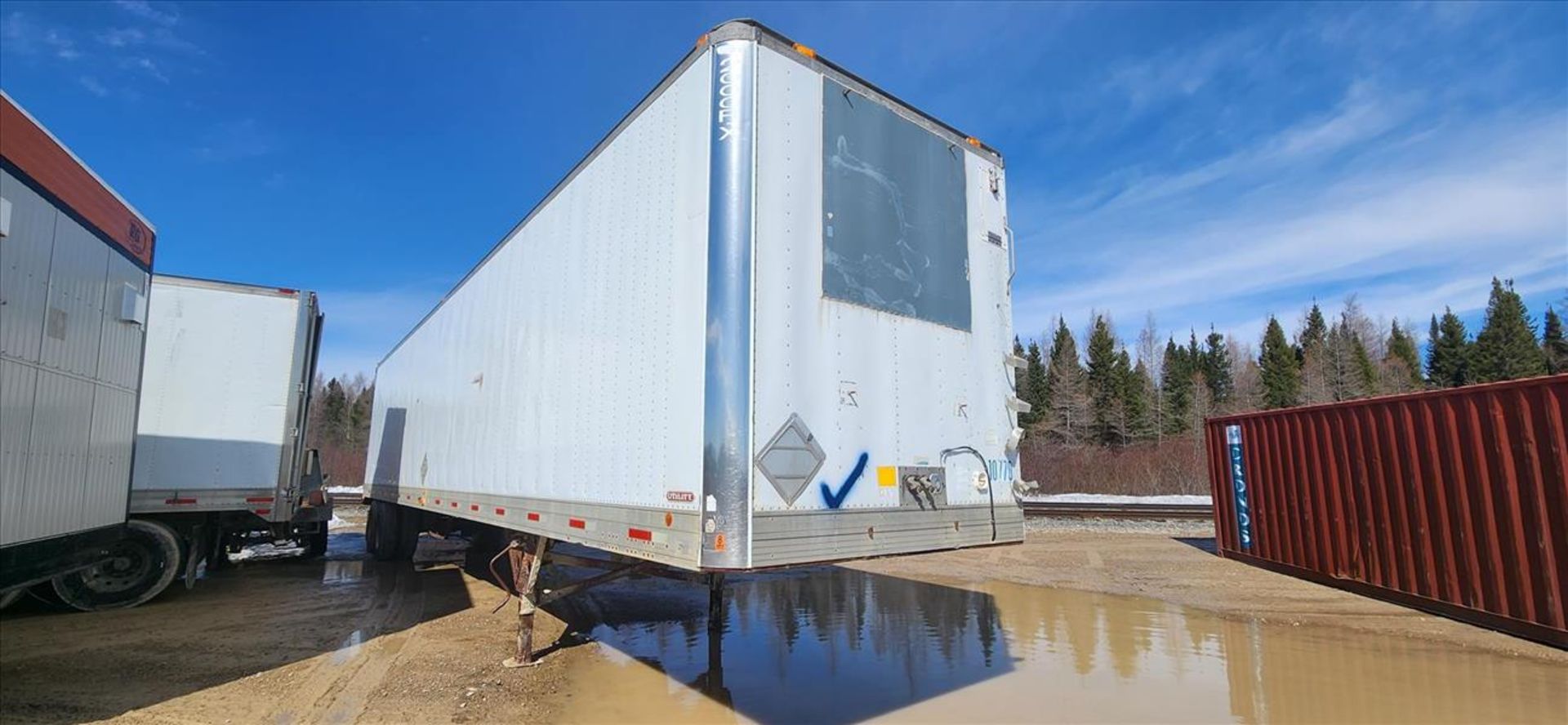 Utility hwy trailer, mod. 2000RX, VIN 1UYVS2486RM084506, 53 ft., T/A, aluminum deck, barn-doors ( - Image 2 of 5