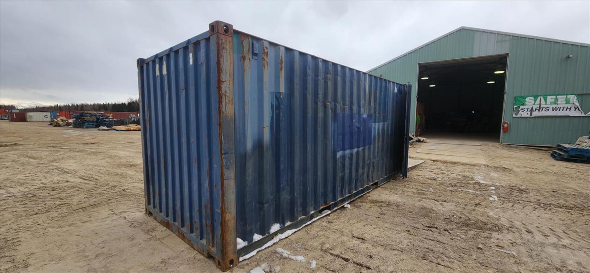sea container, 20 ft. (delayed removal date applies) (Asset Location: Hallnor Yard) {Day 1} [TAG - Image 2 of 2