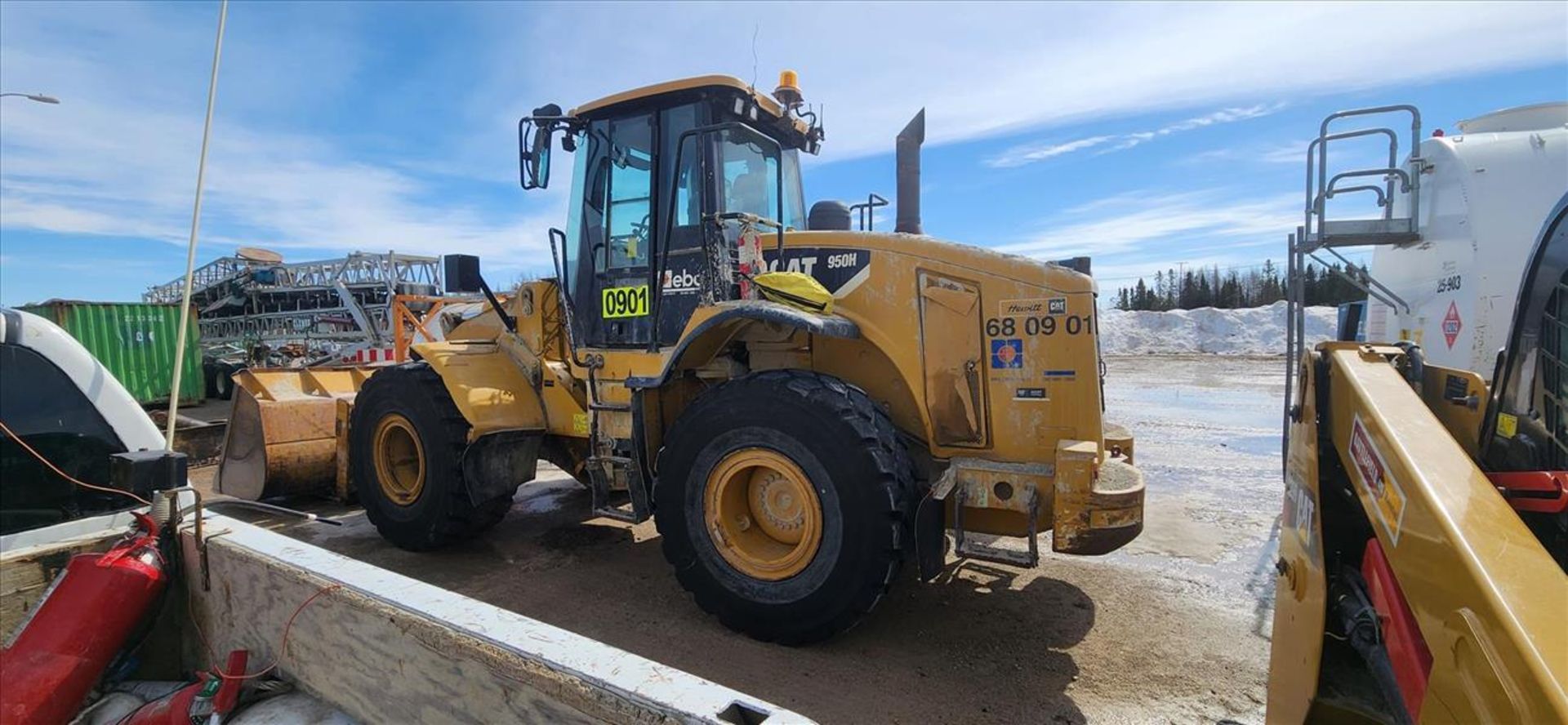 Caterpillar wheel loader, mod. 950H, ser. no. CAT0950HTK5K02784, approx. <17300 hrs. w/ bucket and - Image 3 of 7