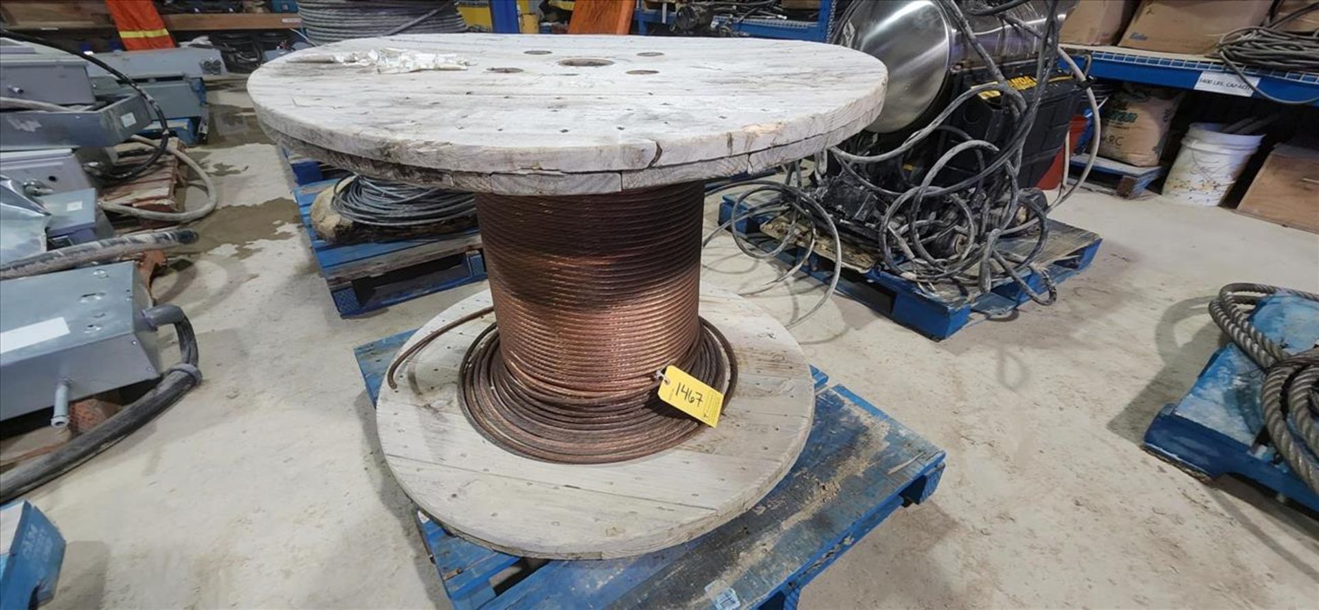 partial reel of electrical cable: TEXCAN COPPER (Subject to confirmation. The winner will be