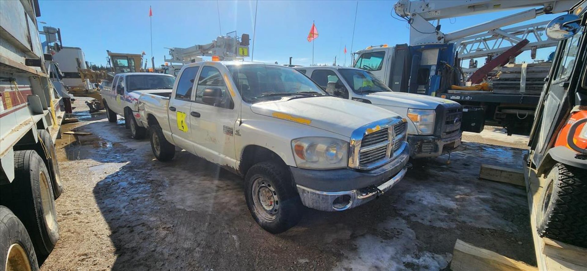 Dodge Ram pick-up truck, CumminsTurbo diesel eng., 4x4, crew cab, short box c/w TopRops, mod. 2500 - Image 2 of 6