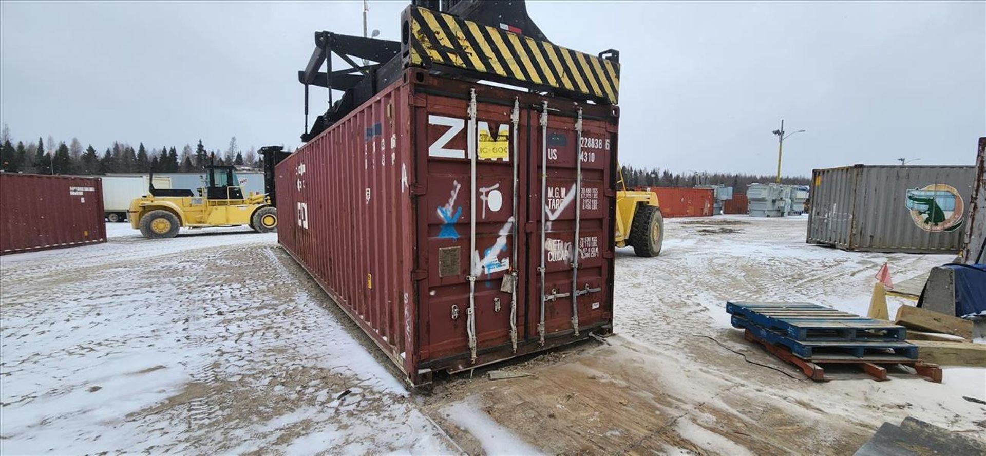 sea container, 40 ft. (delayed removal date applies) (Asset Location: Hallnor Yard) {Day 1} [TAG