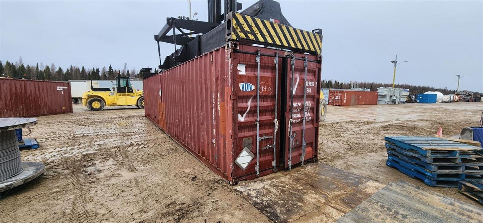sea container, 40 ft. (delayed removal date applies) (Asset Location: Hallnor Yard) {Day 1} [TAG