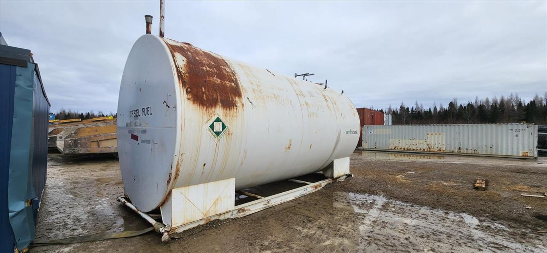 AGI Envirotank flammable liquids tank, 50000 L, skid-mounted (Asset Location: Hallnor Yard) {Day - Image 2 of 3
