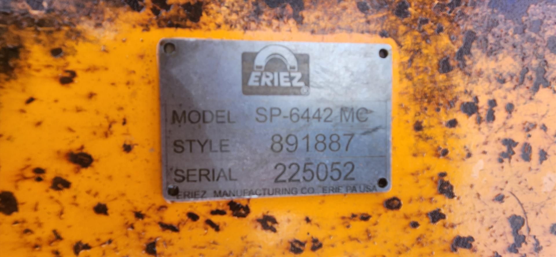 Eriez head pulley magnet, mod. SP-6442 MC c/w stand {Day 2} [TAG 1529] - Image 3 of 3