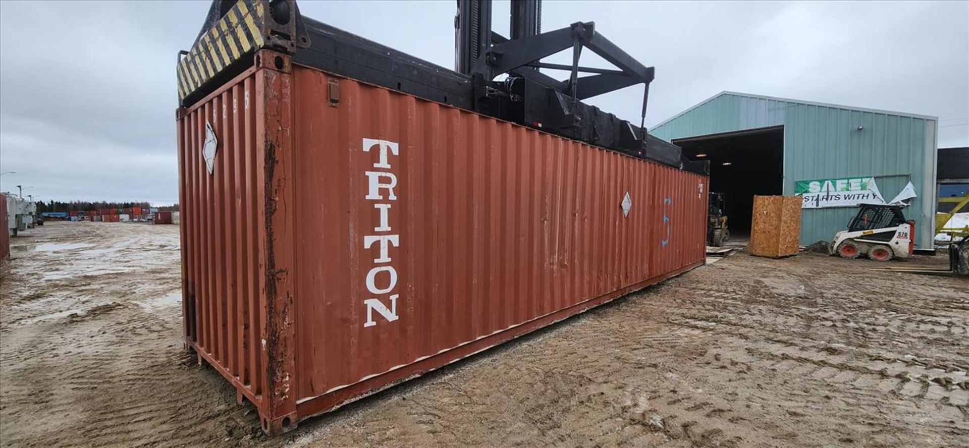 sea container, 40 ft. (delayed removal date applies) (Asset Location: Hallnor Yard) {Day 1} [TAG - Image 2 of 2