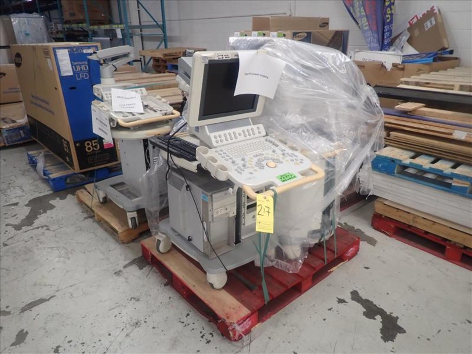 (4 partial) Phillips HDII ultrasound machines for salvage/parts