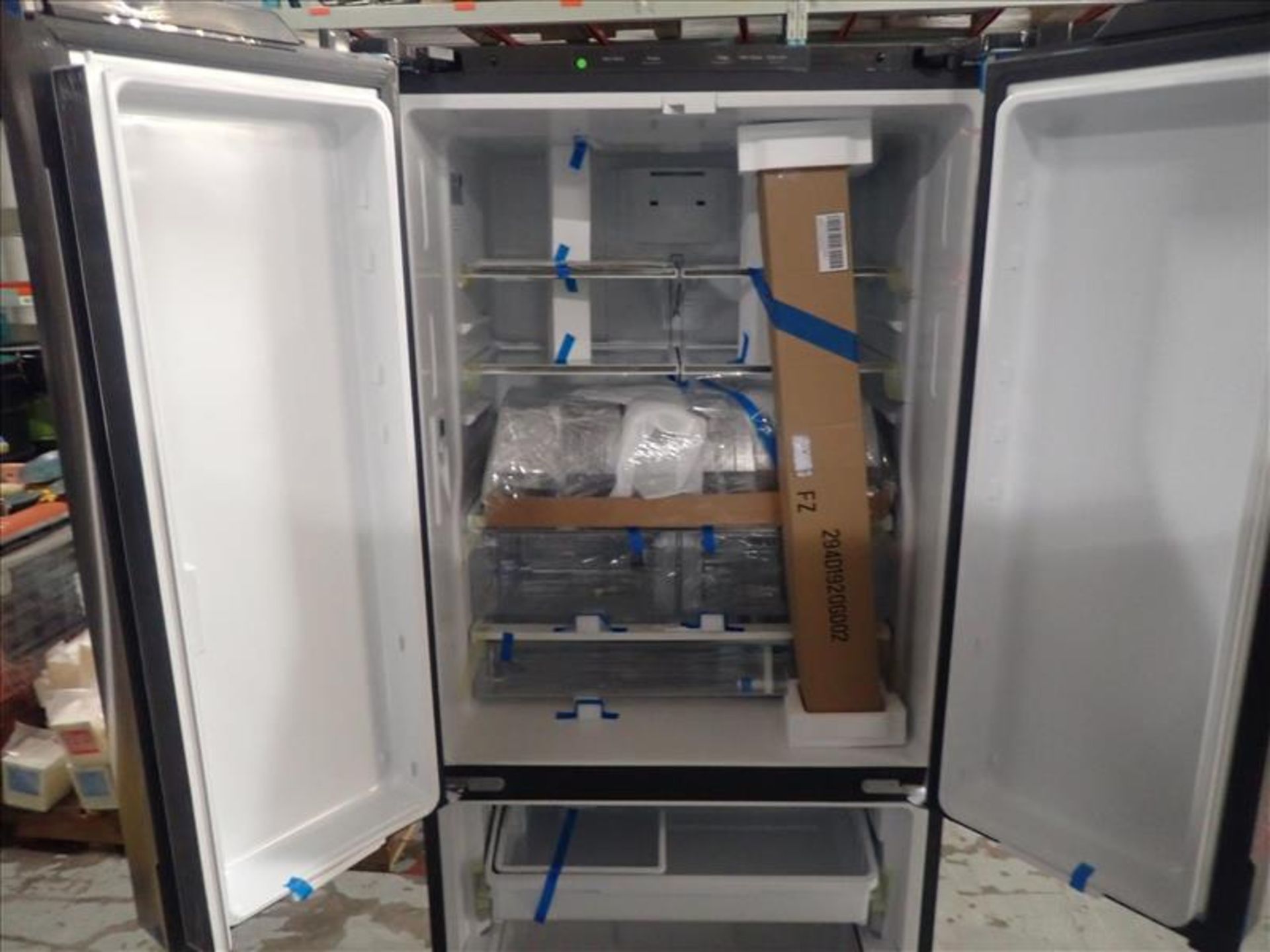 GE Cafe bottom freezer french door refrigerator, mod. CWE19SP2NWS1, stainless steel finish, 33 in. W - Image 3 of 5