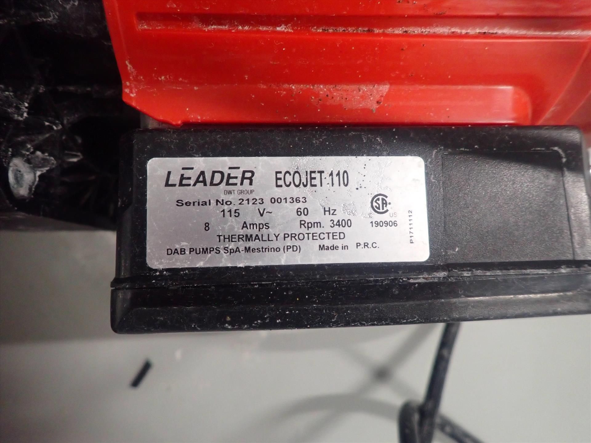 Dab self-priming jet pump, mod. Leader EcoJet 110 - Image 2 of 2