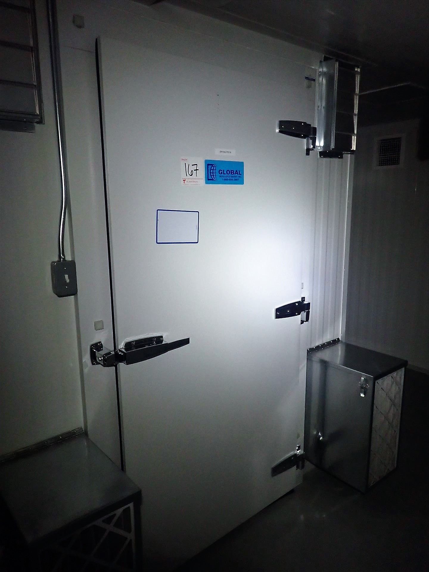 Global insulated door w/ frame, mod. 540TN, 39 in. x 78 in.