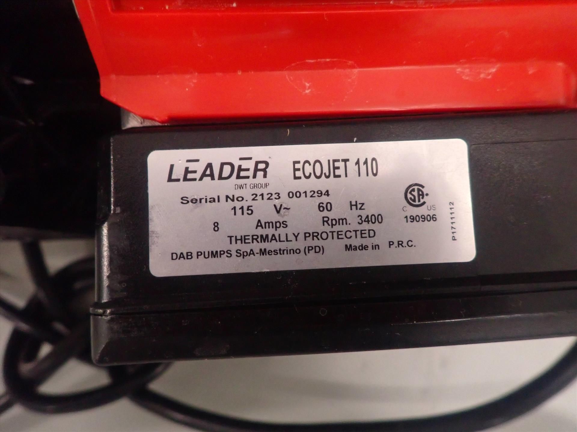 Dab self-priming jet pump, mod. Leader EcoJet 110 - Image 2 of 2