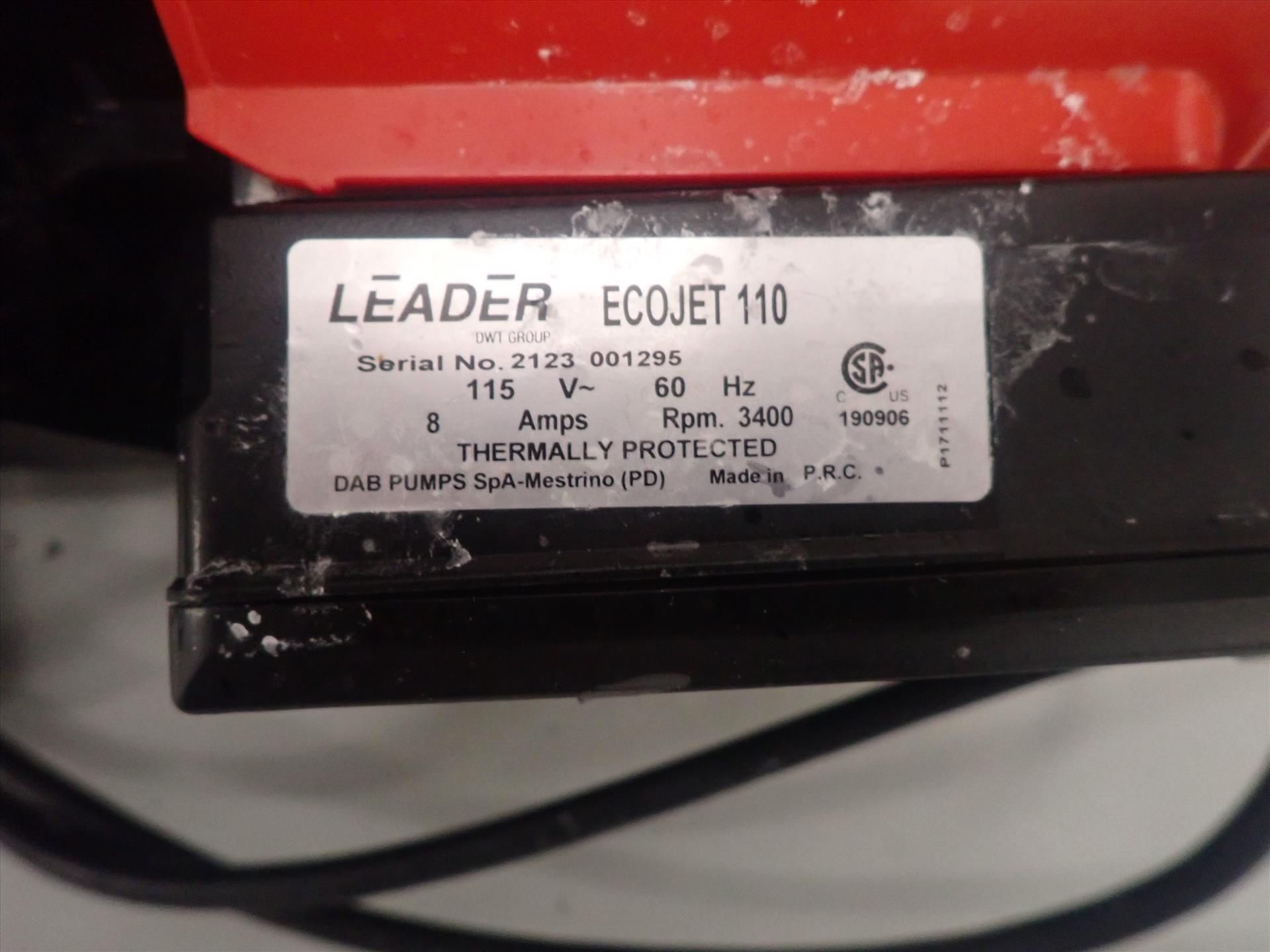 Dab self-priming jet pump, mod. Leader EcoJet 110 - Image 2 of 2