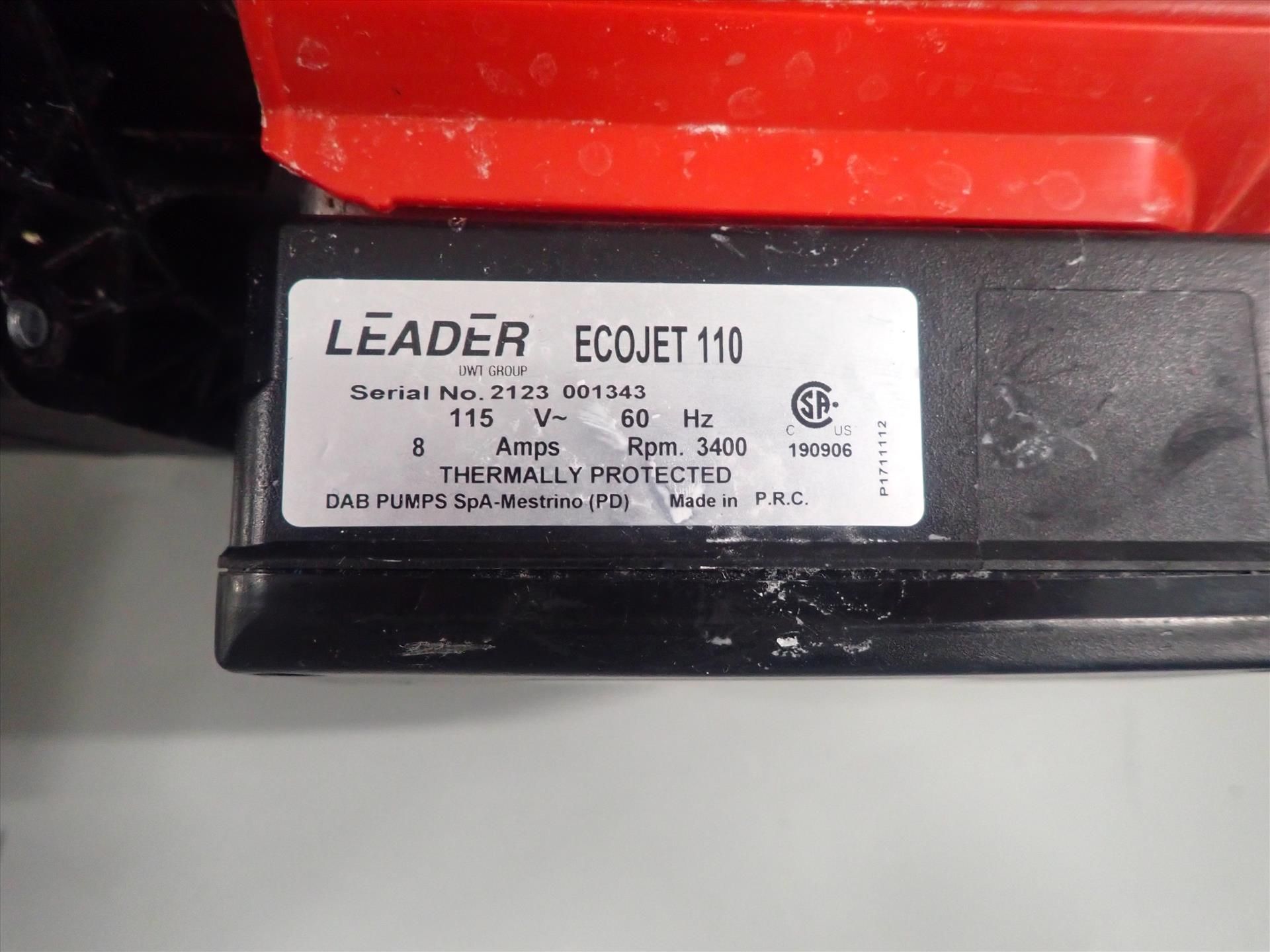 Dab self-priming jet pump, mod. Leader EcoJet 110 - Image 2 of 2