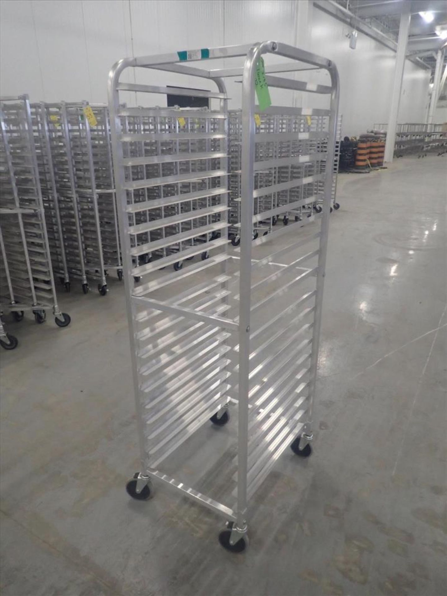 (10) mobile sheet pan racks, aluminum, 20 tray slots - Image 2 of 3