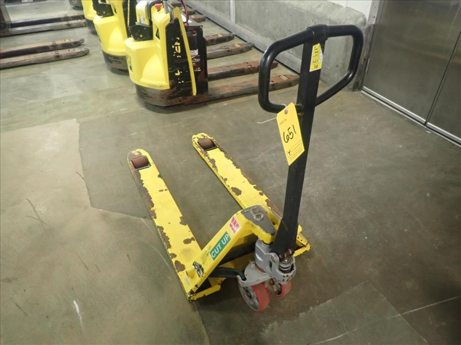 EquipRite hydraulic pallet truck, 5500 lbs. [Loc. Warehouse]