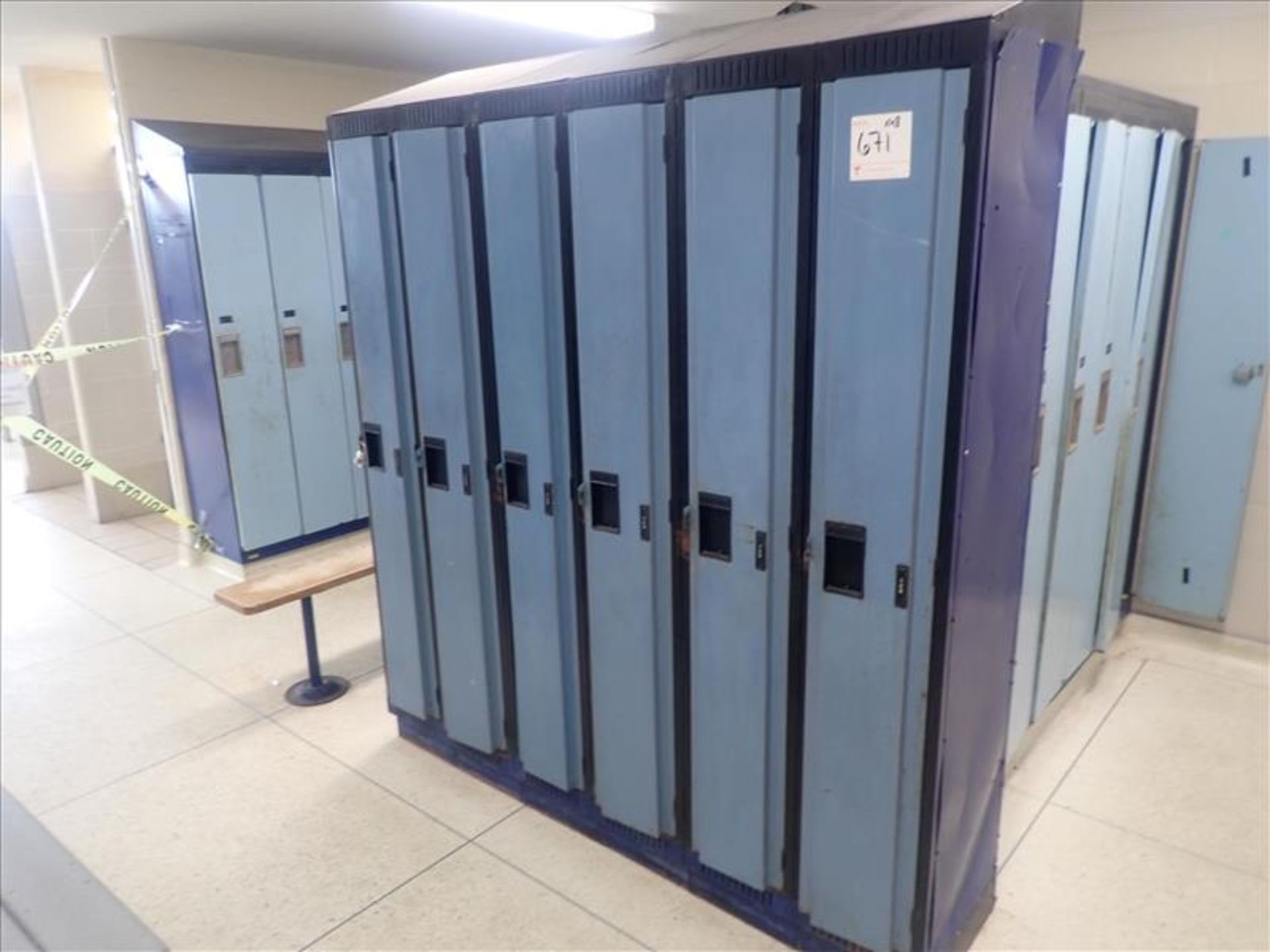 (48) lockers, full-door
