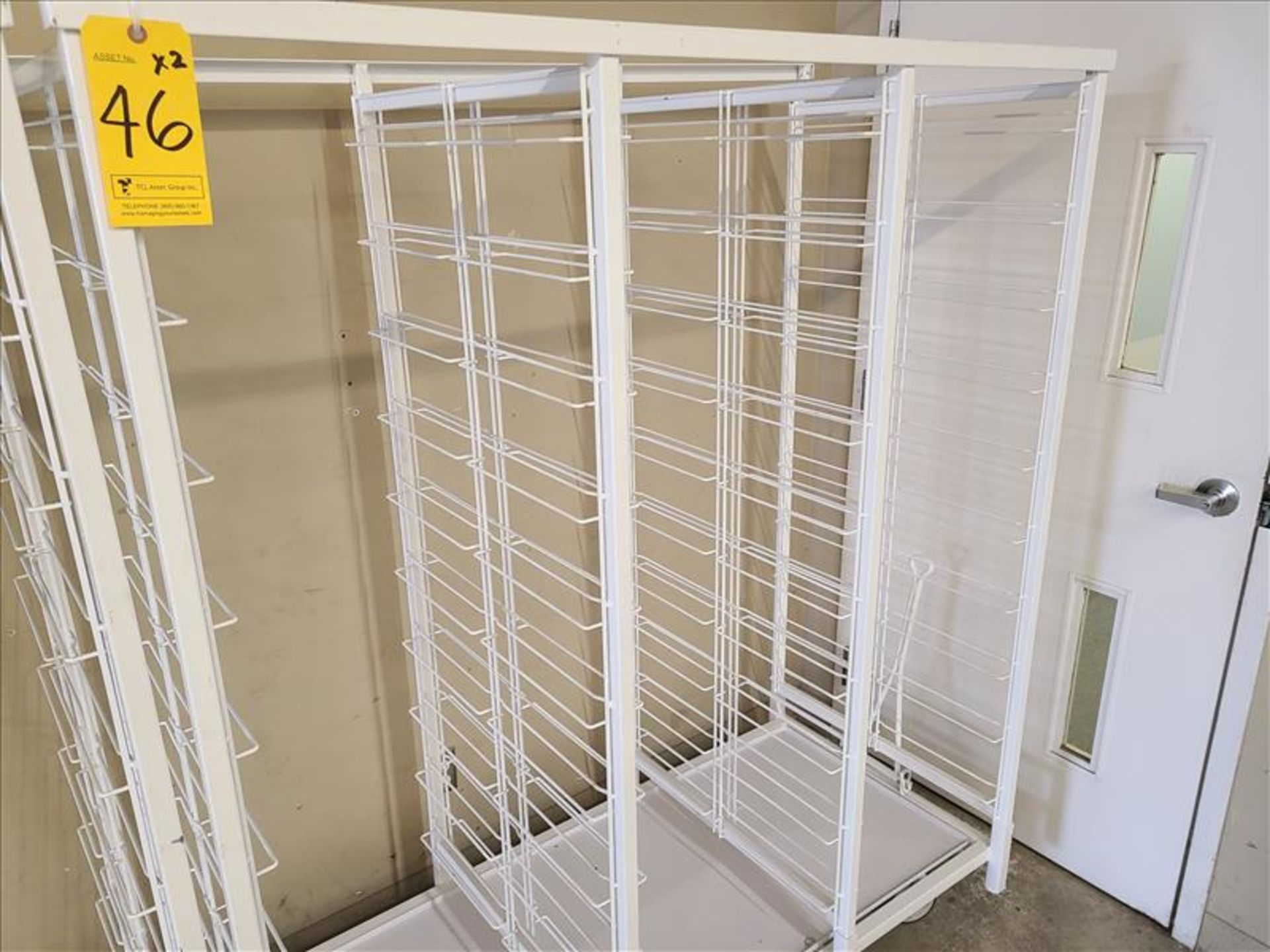 (2) VRE integrated plant production/tray drying racks, mod. DRYMAX30, 25.5 in. x 62 in. x 72 in. - Image 2 of 3