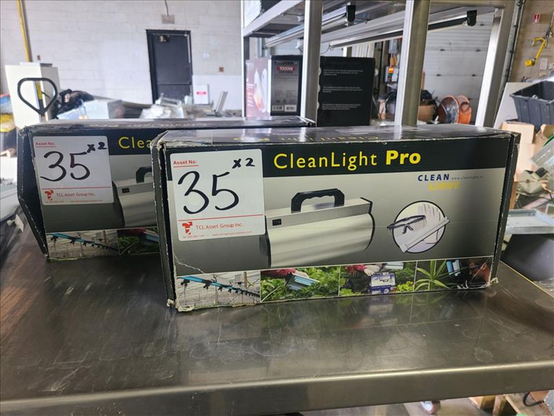 (2) CleanLight Pro UV/powdery mildew and botrytis prohibiter, hand-held