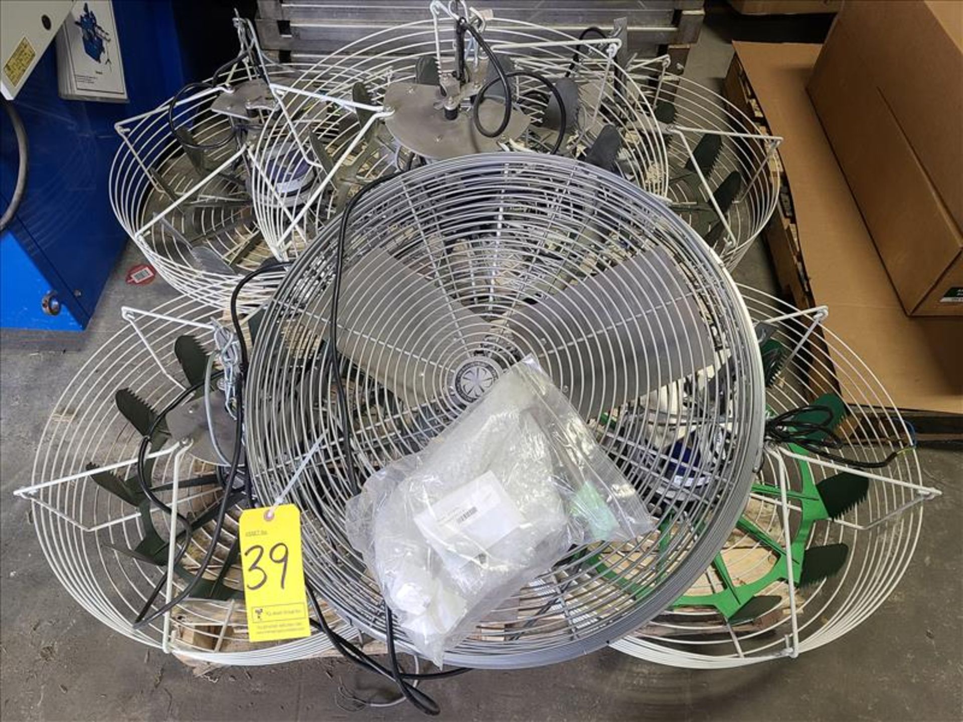 (20) misc. wall mounted fans
