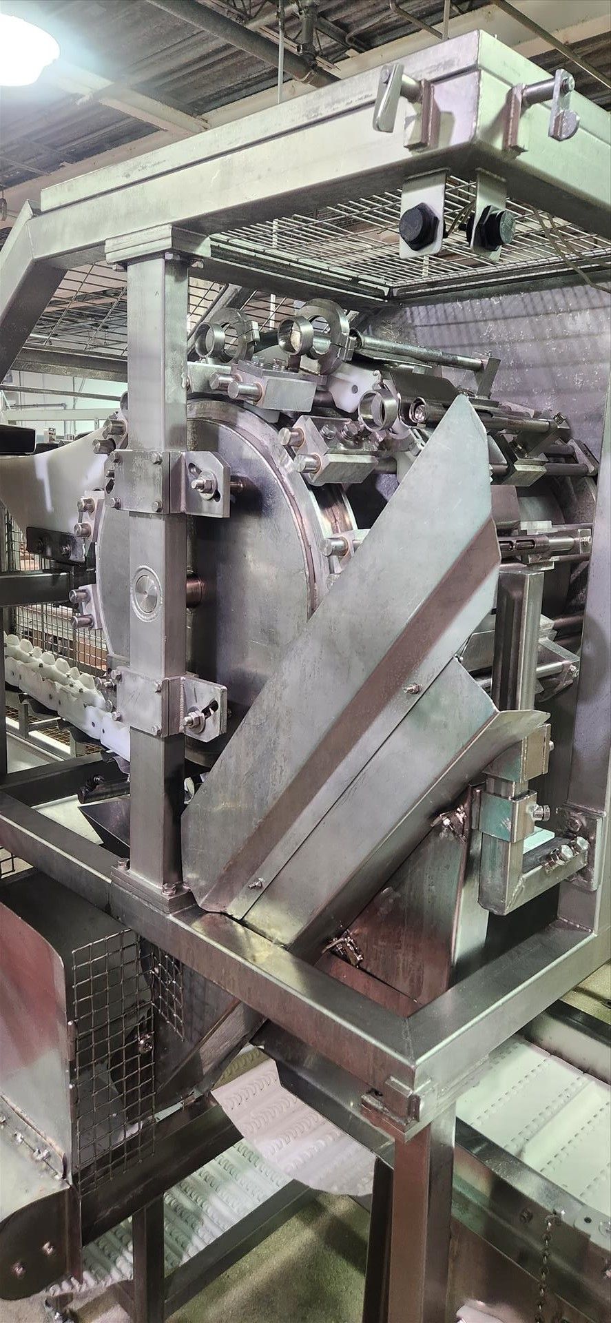 Austin drum and thigh deboner, mod. D100, stainless steel w/ integrated infeed/outfeed conveyor [ - Image 3 of 8