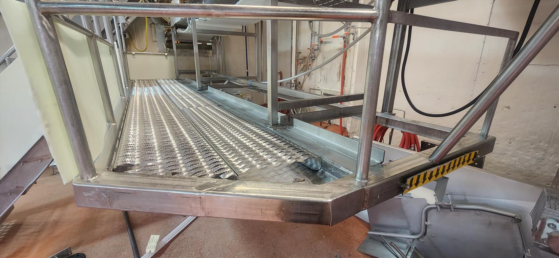 mezzanine, stainless steel, approx. 58 in. x 138 in. x 52 in. high (Subject to confirmation. The - Image 2 of 2