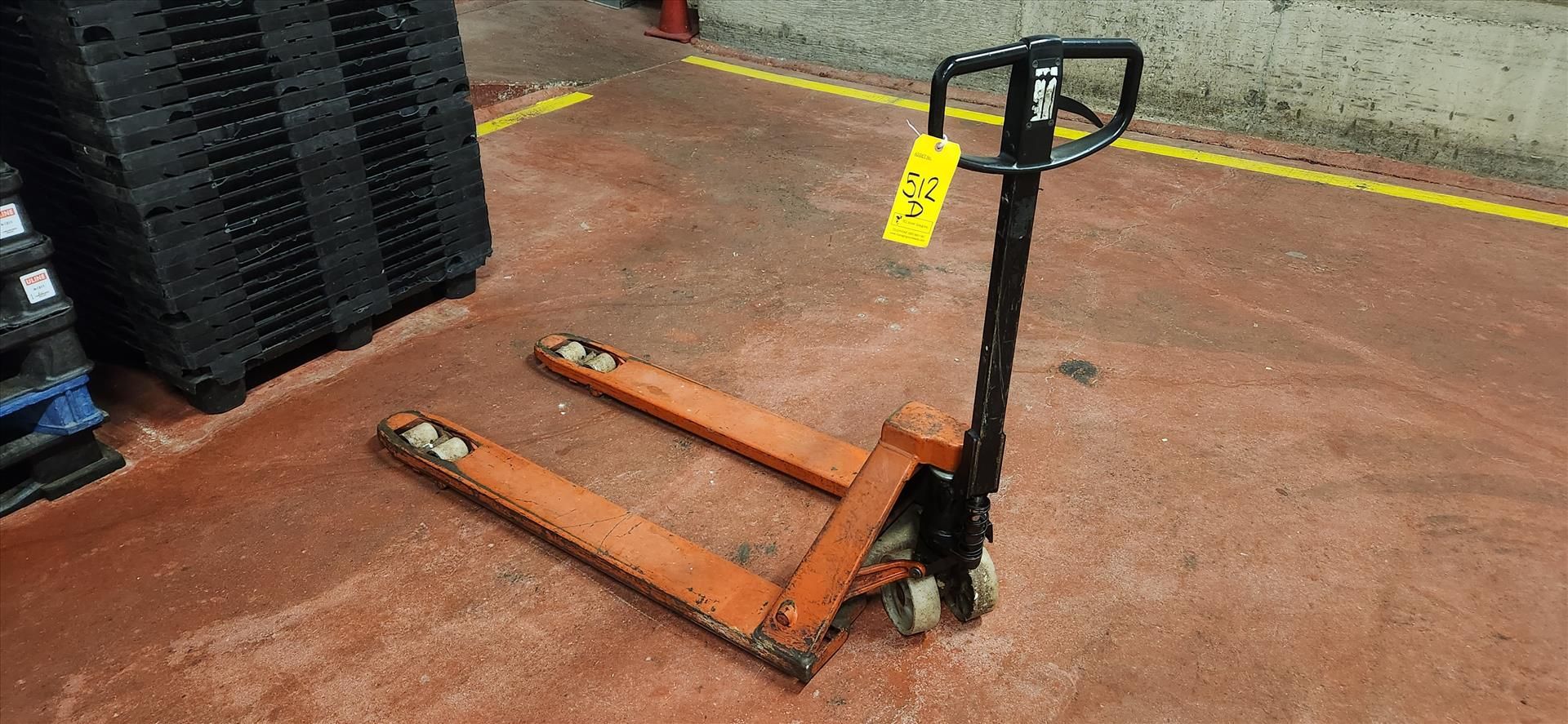 hydraulic pallet truck, 5500 lbs. cap. [Loc. Throughout Plant]