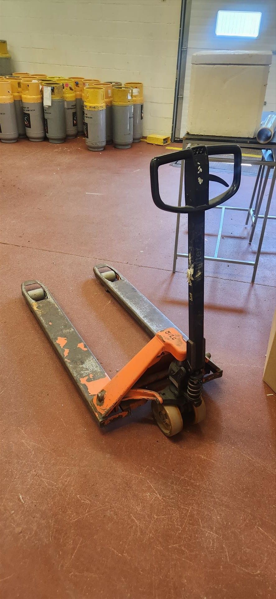 hydraulic pallet truck, 5500 lbs. cap.[Loc. Throughout Plant]